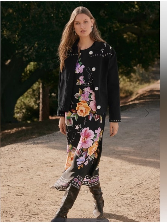 Johnny Was Dresses & Skirts - NWT JOHNNY WAS JADE KAROLINA TEA LENGTH DRESS